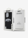 DKNY Liquid Silicone Arch Logo MagSafe iPhone 16 Pro Black Obal na telefon