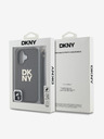 DKNY PU Leather Stack Logo Wrist Strap iPhone 16 Green Obal na telefon